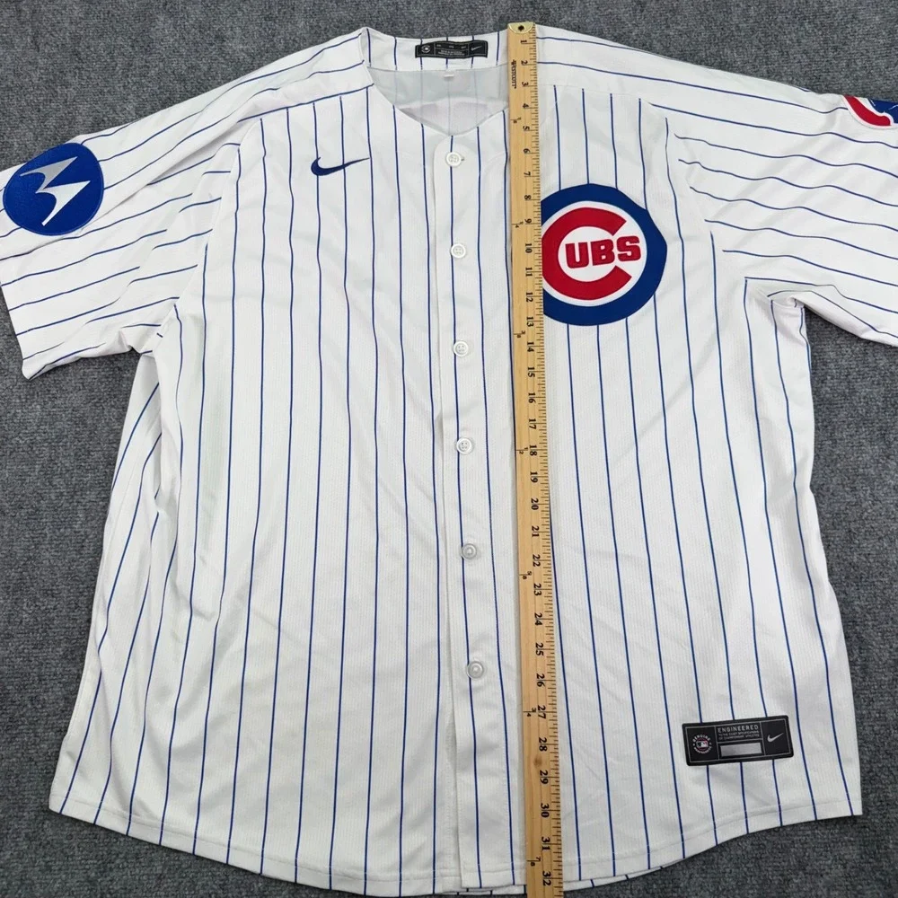 Nike Chicago Cubs Jersey XXL Pete Crow-Armstrong 4 MLB Baseball Motorola Patch